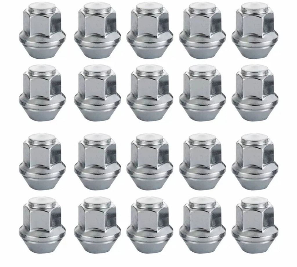 20 X FORD WHEEL NUTS ALLOY FIESTA MK5 MK6 MK7 MK8 M12 X 1.5 19MM OEM STYLE