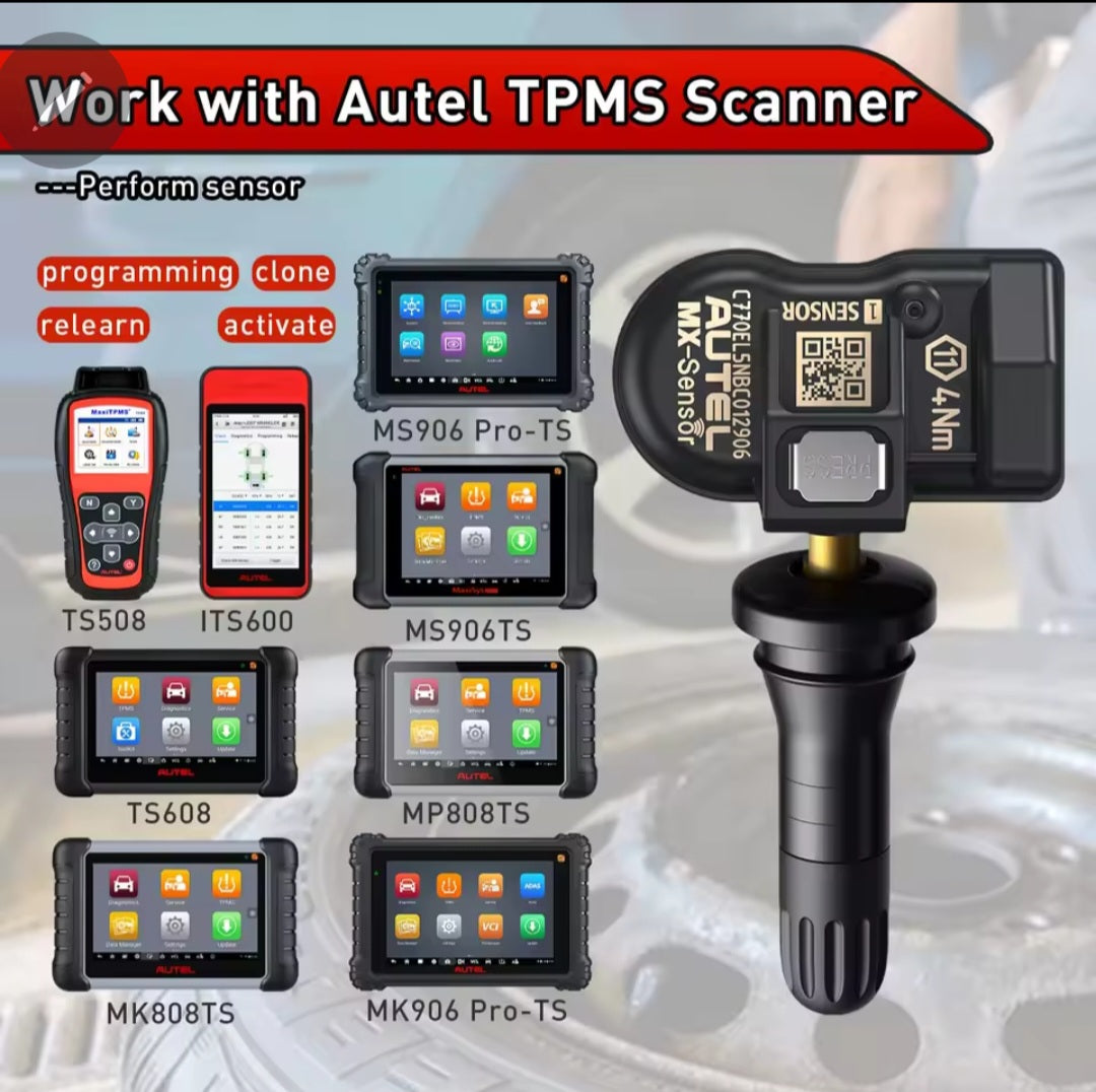 8x Autel TPMS Universal Programmable 315/433