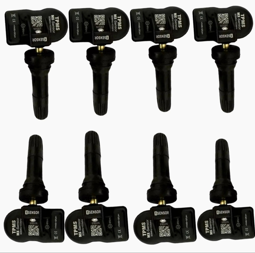 8x Autel TPMS Universal Programmable 315/433